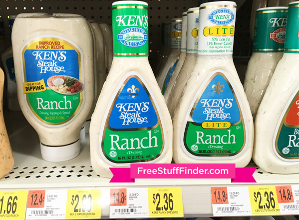 FREE Ken's Salad Dressing at Walmart + $0.14 Moneymaker