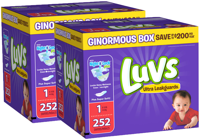 $21.02 (Reg $36) Luvs Ultra Leakguards Size 1 + FREE Shipping ($0.08 Per Diaper!)