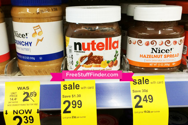 $1.49 (Reg $4.59) Nutella Hazelnut Spread at Walgreens