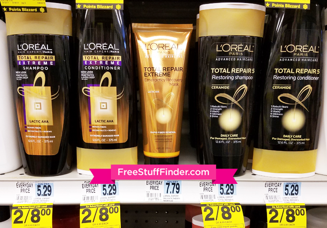 FREE L'Oreal Hair Expert Hair Care at Rite Aid