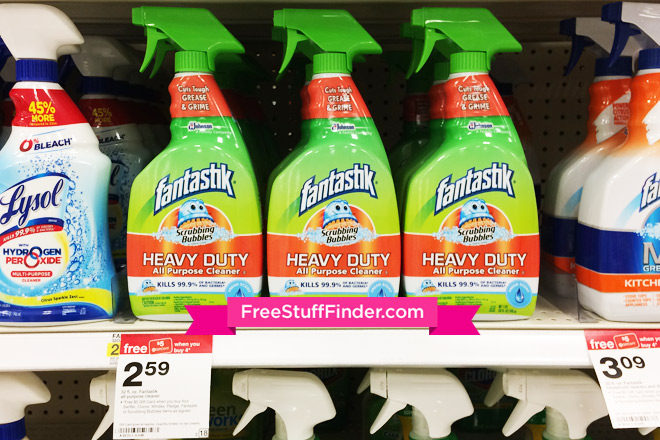 *HOT* $0.84 (Reg $3) Scrubbing Bubbles Fantastik at Target