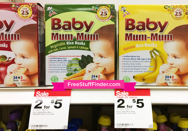 $1.64 (Reg $3) Baby Mum-Mum at Target