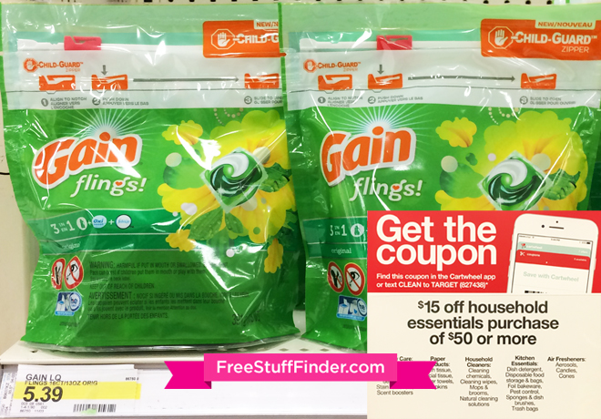 *HOT* $0.11 (Reg $5.39) Gain Flings at Target