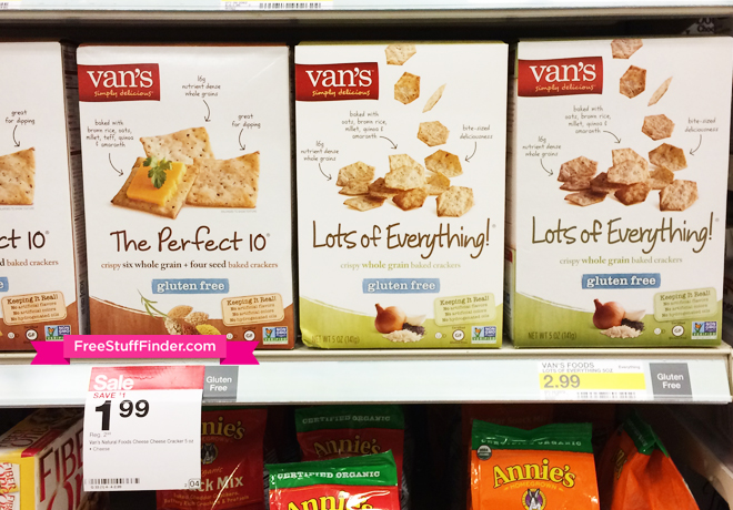 *HOT* $0.99 (Reg $3) Van's Gluten Free Crackers & Waffles at Target