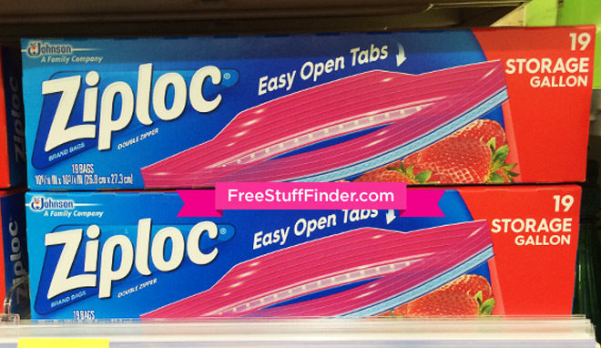 $1.50 (Reg $4.49) Ziploc Bags at Walgreens