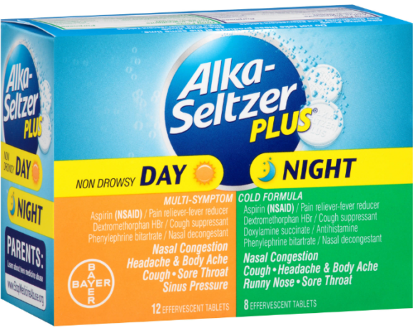 $0.84 (Reg $7) Alka-Seltzer Plus Day & Night Multi-Symptom Medicine at CVS