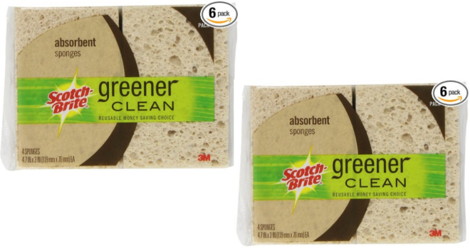 $9.45 for 18 Scotch-Brite Sponges + FREE Shipping (Only $0.53 Each!)