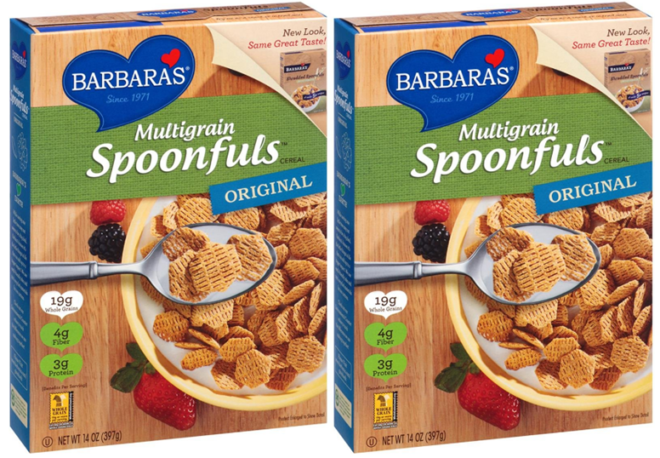 $1 (Reg $4) Barbara’s Cereal at Kroger