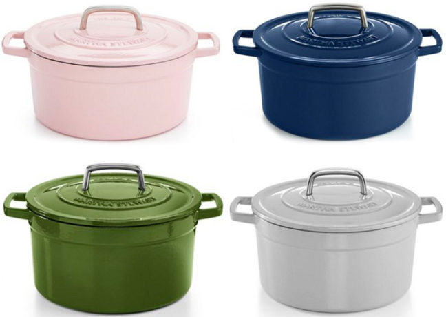 $49.99 (Reg $180) Martha Stewart Cast Iron Casserole + FREE Shipping