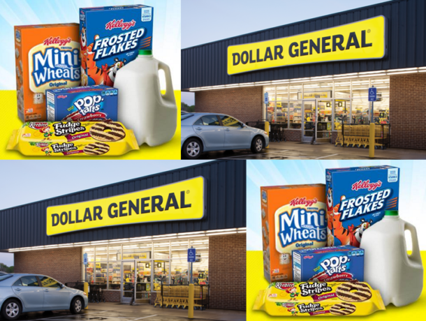 FREE Gallon of Milk With 3 Kellogg’s Cereals Purchase at Dollar General (Today Only)