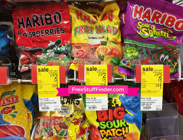 $0.50 (Reg $1.69) Haribo Gummy Candy at Walgreens