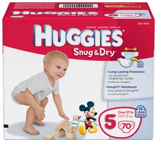 $12.99 (Reg $24) Huggies Snug & Dry Boxed Diapers at Rite Aid (Week 2/26)