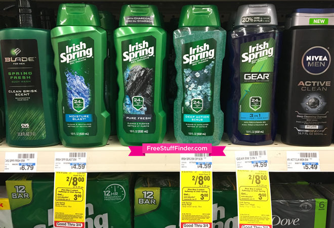 *HOT* $1.50 (Reg $4.59) Irish Spring Body Wash at CVS