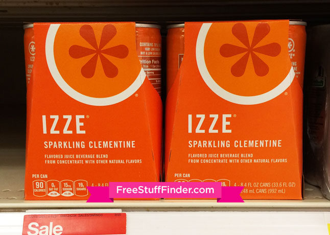 *HOT* $0.95 (Reg $3.14) Izze 4-Pack at Target