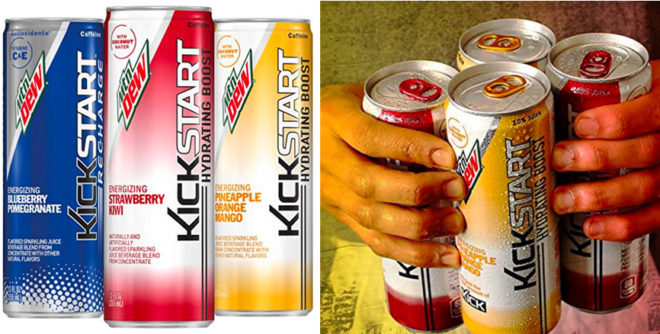 $11.25 for 12 Mountain Dew Kickstart Drinks + FREE Shipping