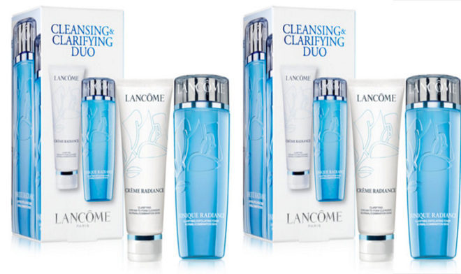 *HOT* $36 ($52+ Value) Lancome Cleanser & Toner + 4 FREE Gifts + FREE Shipping