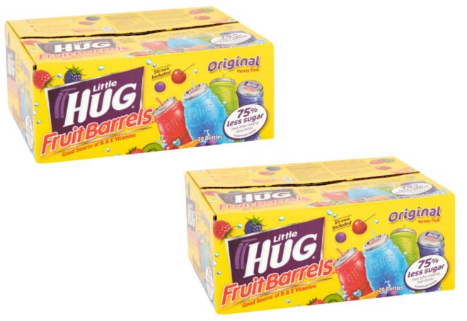 *HOT* $2.48 (Reg $3) 20 Pack Little Hug Fruit Drinks at Walmart (Just $0.12 each!)