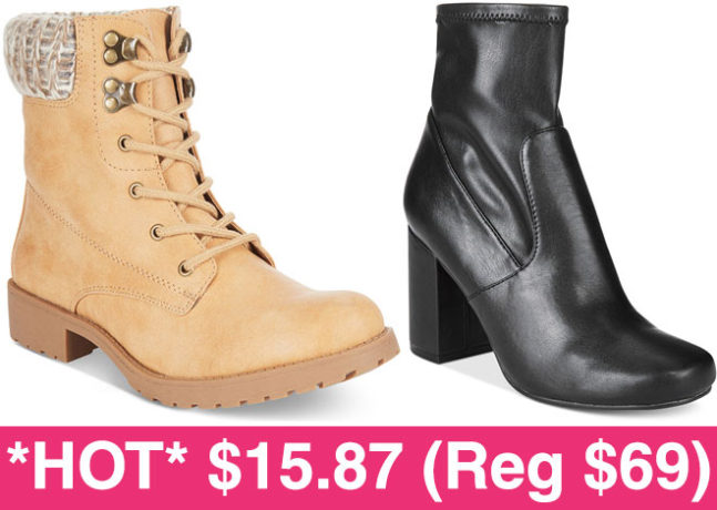 *HOT* $15.87 (Reg $69) Women's Boots + FREE Pickup