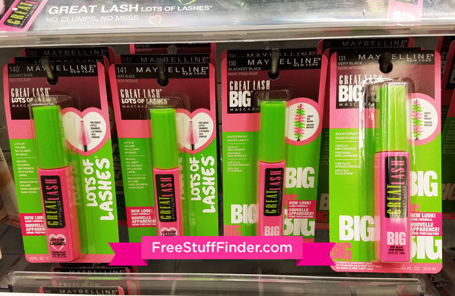 $1.11 (Reg $5.49) Maybelline Great Lash Mascara at Rite Aid