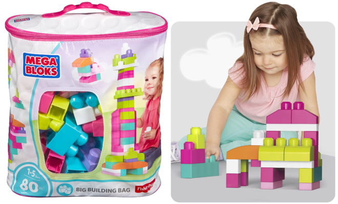 *HOT* $10 (Reg $20) Mega Bloks 80-Piece Bag + FREE Shipping (Prime Members)