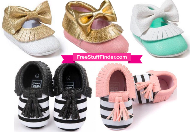 $9.99 (Reg $30) Leather Baby Moccasins