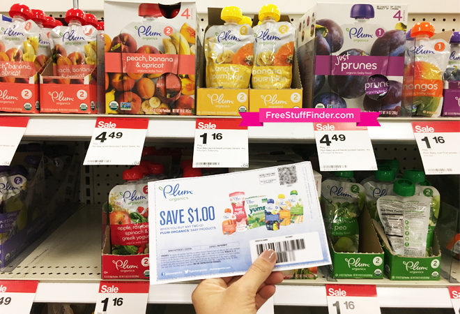 HURRY! $1.00 Off Plum Organics Baby Food Coupon (Print Now!)