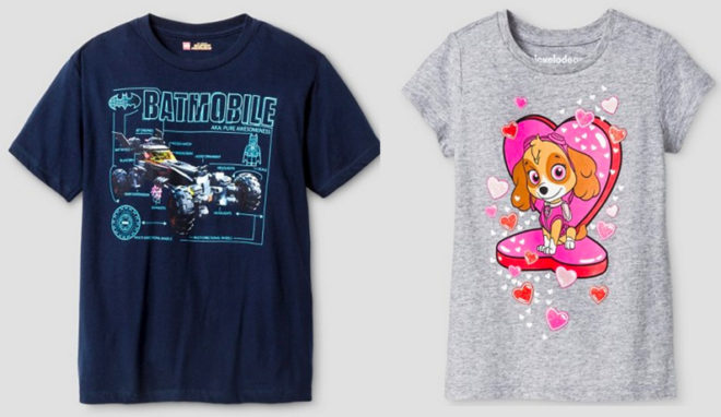 *NEW* 25% Off Kids & Toddler Character Tees Cartwheel Offer (Starting at $5.99!)
