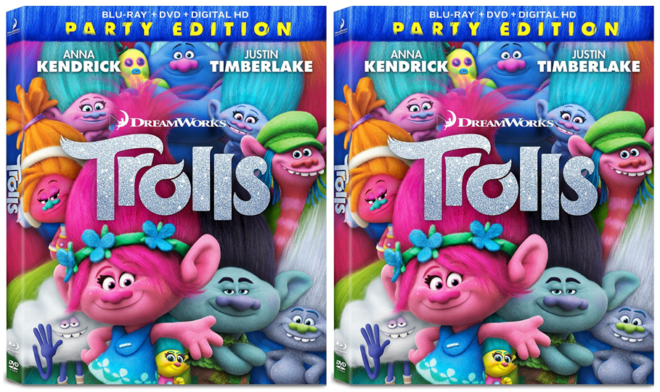 $19.99 (Reg $37) Trolls Blu-ray Combo Pack