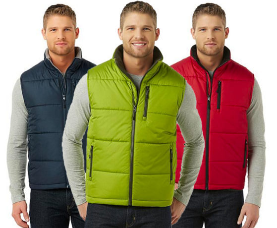 $15 (Reg $50) Men's Vest + FREE Pickup