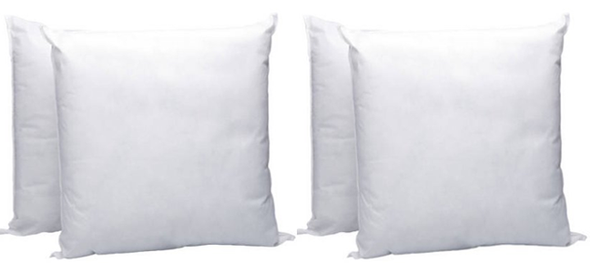 white pillows