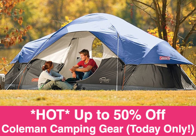 *HOT* Up to 50% Off Coleman Camping Gear (Today Only!)