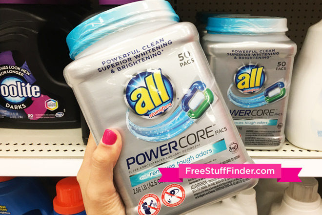 *HOT* FREE All PowerCore Pacs Laundry Detergent + FREE Pickup