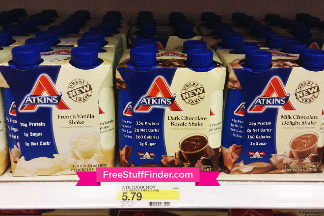 *HOT* $2.34 (Reg $5.79) Atkins 4-Pack Shakes at Target (Print Now!)