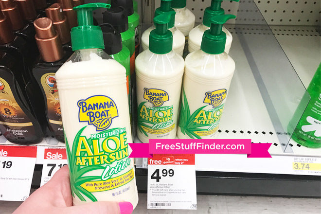 *HOT* $0.49 (Reg $5) Banana Boat After Sun Lotion at Target