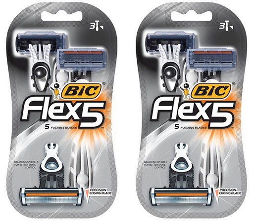 *HOT* $2.62 (Reg $9.49) BIC Flex 5 Razor Packs at Walgreens (Week 4/2)