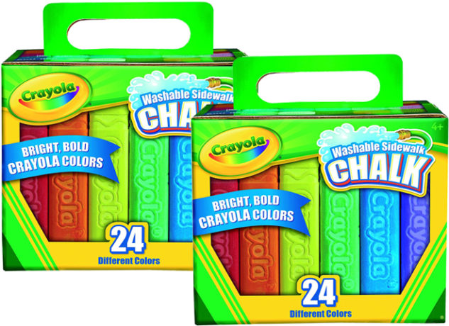 $2.47 (Reg $5) Crayola 24-Pack Chalk