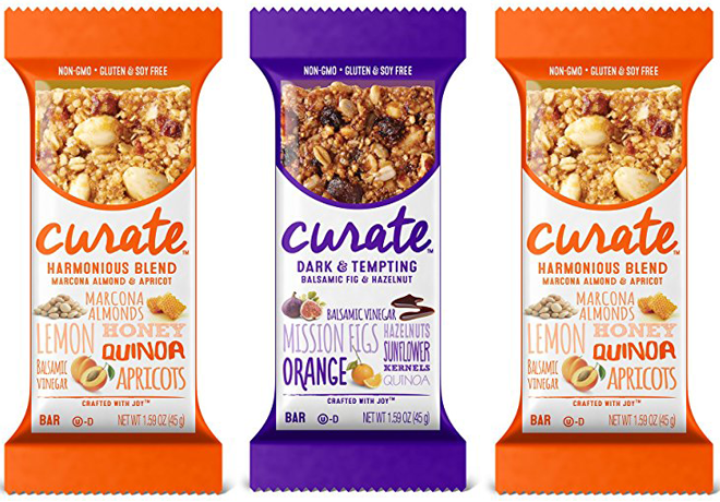 *HOT* $0.41 Per Curate Snack Bar + FREE Shipping