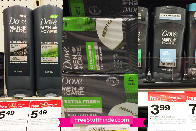 $1.22 (Reg $5.49) Dove Men +Care Elements Products at Target (Today Only!)