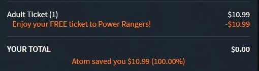 FREE movie power rangers