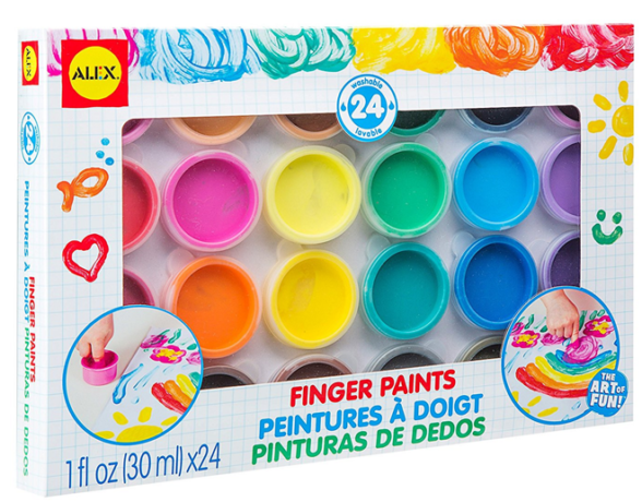 $15.93 (Reg $27) ALEX 24Ct Finger Paints