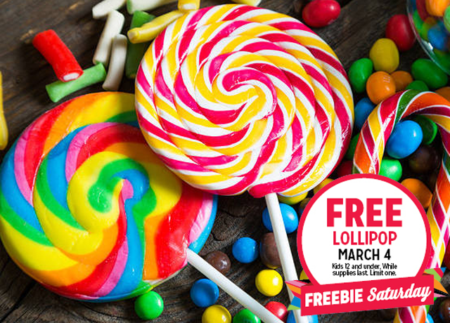 FREE Lollipop for Kids at Kmart (3/4)