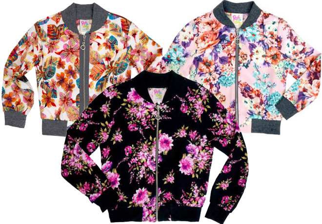 *HOT* $5.50 (Reg $23) Girls Printed Bomber Jacket + FREE Pickup
