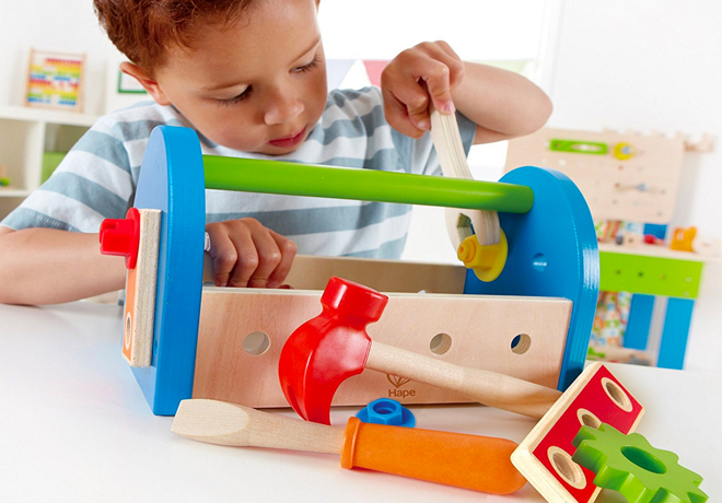 $9.47 (Reg $20) Hape Wooden Toolbox