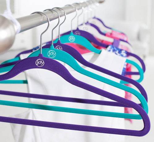 $6.74 (Reg $18) Joy Mangano Huggable Hanger 10-Piece Set + FREE Pickup