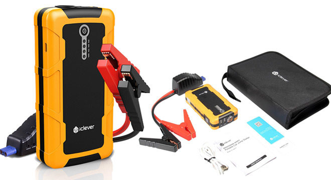 *HOT* $53.99 (Reg $100) iClever 600amp Portable Car Jump Starter + FREE Shipping