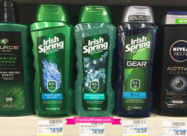 $1.49 (Reg $4.59) Irish Spring Body Wash at CVS