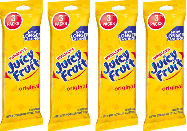 $1.09 (Reg $2.37) Juicy Fruit 3-Pack Gum at Target ($0.36 Per Single Pack!)