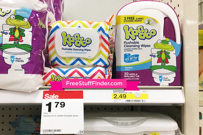 $1.49 (Reg $2.49) Kandoo Wipes at Target