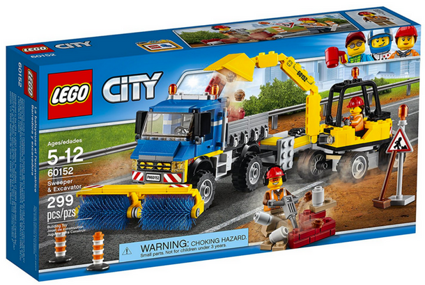 $23.99 (Reg $30) LEGO City Sweeper & Excavator (Best Price Ever)