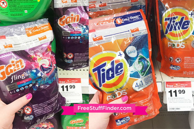 $7.49 (Reg $12) Tide Pods or Gain Flings at Target (Only $0.23 per Load!)